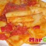 Paccheri al sugo di peperoni