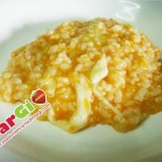 risotto con zucca filante