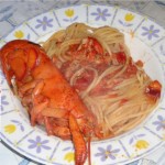 spaghetti con astice