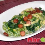 tagliatelle-wurstel-e-spinaci