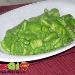 Orecchiette con cime di rapa in crema