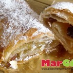 strudel di mele e uvetta