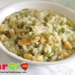 Risotto con asparagi e gamberetti