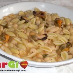 Pasta con cozze e fagioli