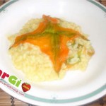 risotto ai fiori di zucca