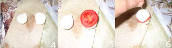 antipasti con pomodori