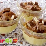 Budino con biscotti