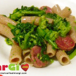 Pasta al farro e cime di rapa