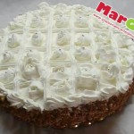 torta con panna a griglia