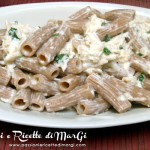 Pasta con persico e robiola