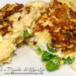 Omelette ricotta e piselli