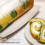 Rotolo con crema di yogurt di pistacchio