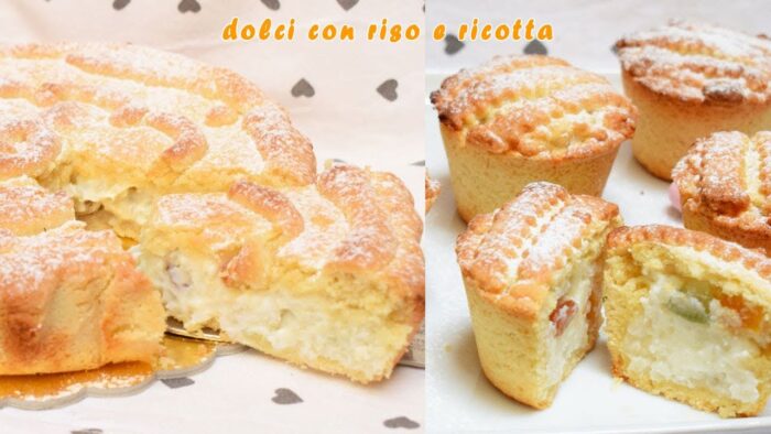 Dolci con Riso e Ricotta